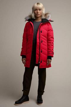 Chamarras Canada Goose Mujer Outlet - Lorette Abrigos Rojos OH2560948